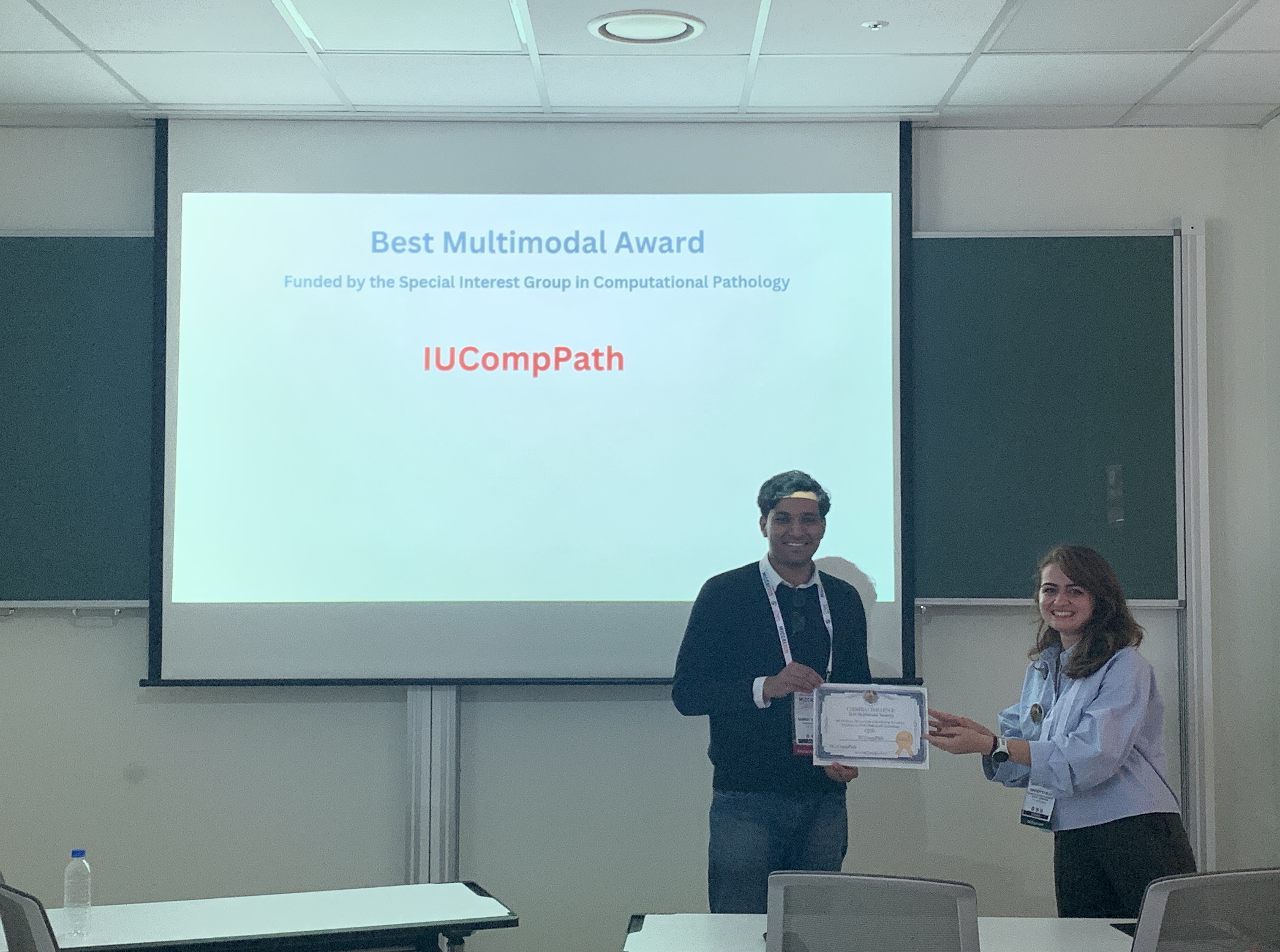 Receiving CHIMERA Challenge Award