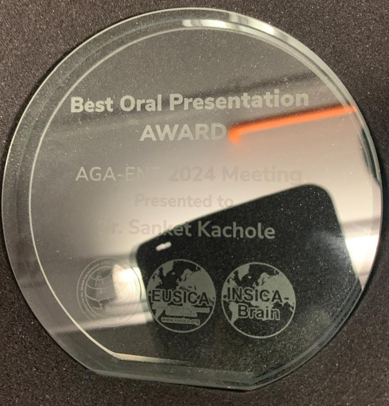 AGA-ENT Best Oral Presentation Award